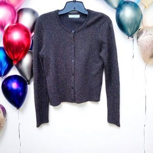 Sandro Cardigan, Black, Size L